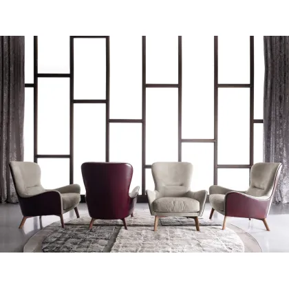 Zdjęcie Designerski fotel do stylowego salonu - Ulivi Salotti