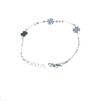 Zdjęcie Włoska bransoletka z czterolistnymi koniczynkami