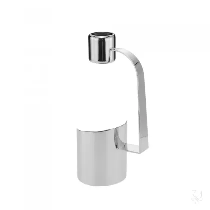 Picture Silver plated bottle holder with Drop Saver system - Zaramella Argenti