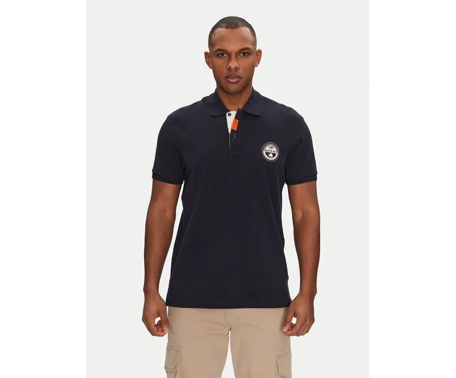 obrazek 1 Napapijri Polo E-Clanis NP0A4ID31761 Granatowy Regular Fit