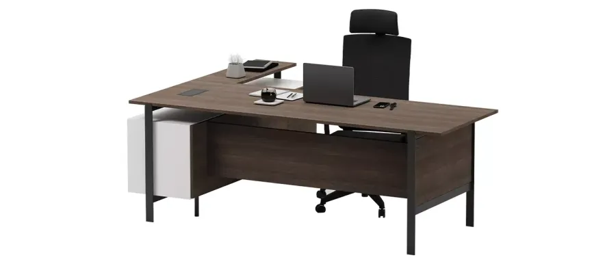 obrazek 3 Elegancki komplet mebli biurowych