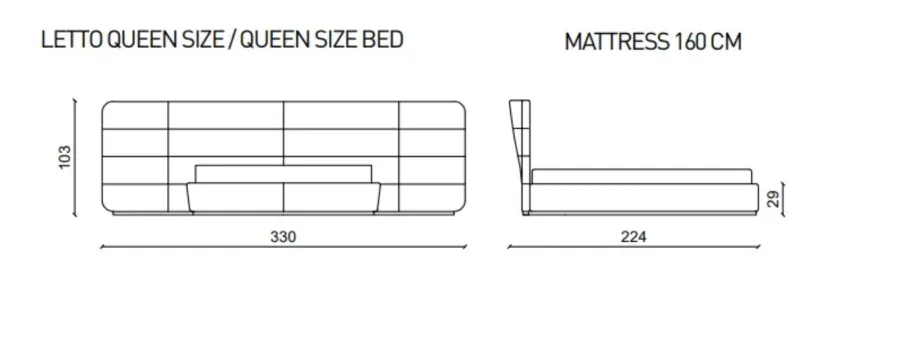 obrazek 4 Wyjątkowe łóżko z ekskluzywnym zagłówkiem, queen size - Ulivi Salotti