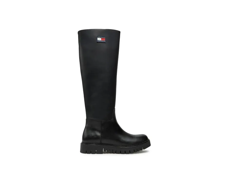obrazek 1 Tommy Jeans Kozaki Tjw Long Shaft Boot EN0EN02627 Czarny