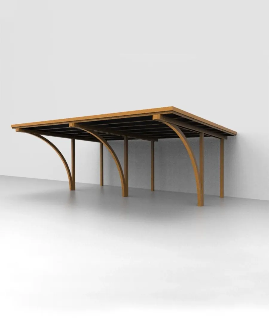 obrazek 1 Podwójna wiata na samochody 709×578 cm do ogrodu