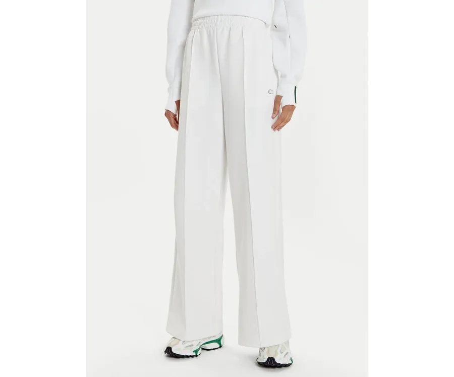 obrazek 1 Lacoste Spodnie dresowe XF7374 Biały Wide Leg