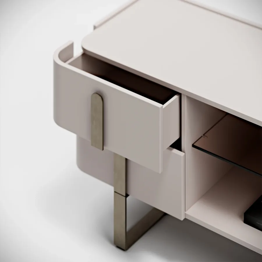 obrazek 19 Ekskluzywna włoska szafka RTV do salonu - w stylu modernistycznym