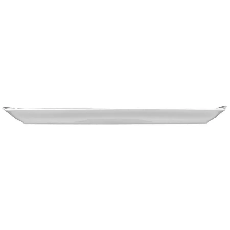 obrazek 2 Biały porcelanowy prostokątny talerz do ciasta 35x15 cm - Seltmann Weiden
