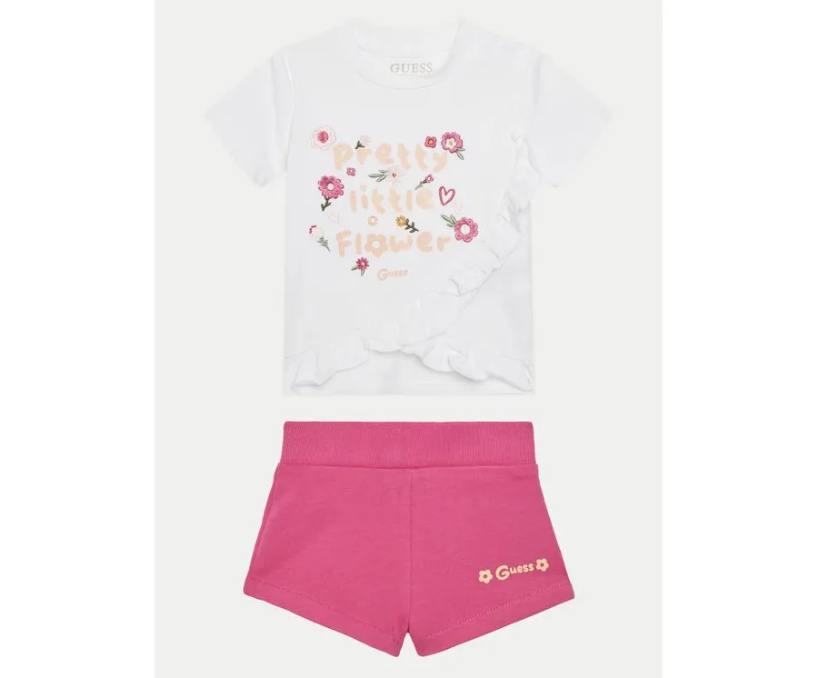 obrazek 1 Guess Komplet dziecięcy A5GG07 K6YW4 Biały Regular Fit