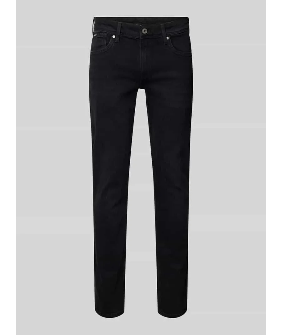 obrazek 1 Jeansy o kroju slim fit z 5 kieszeniami model ‘HATCH’