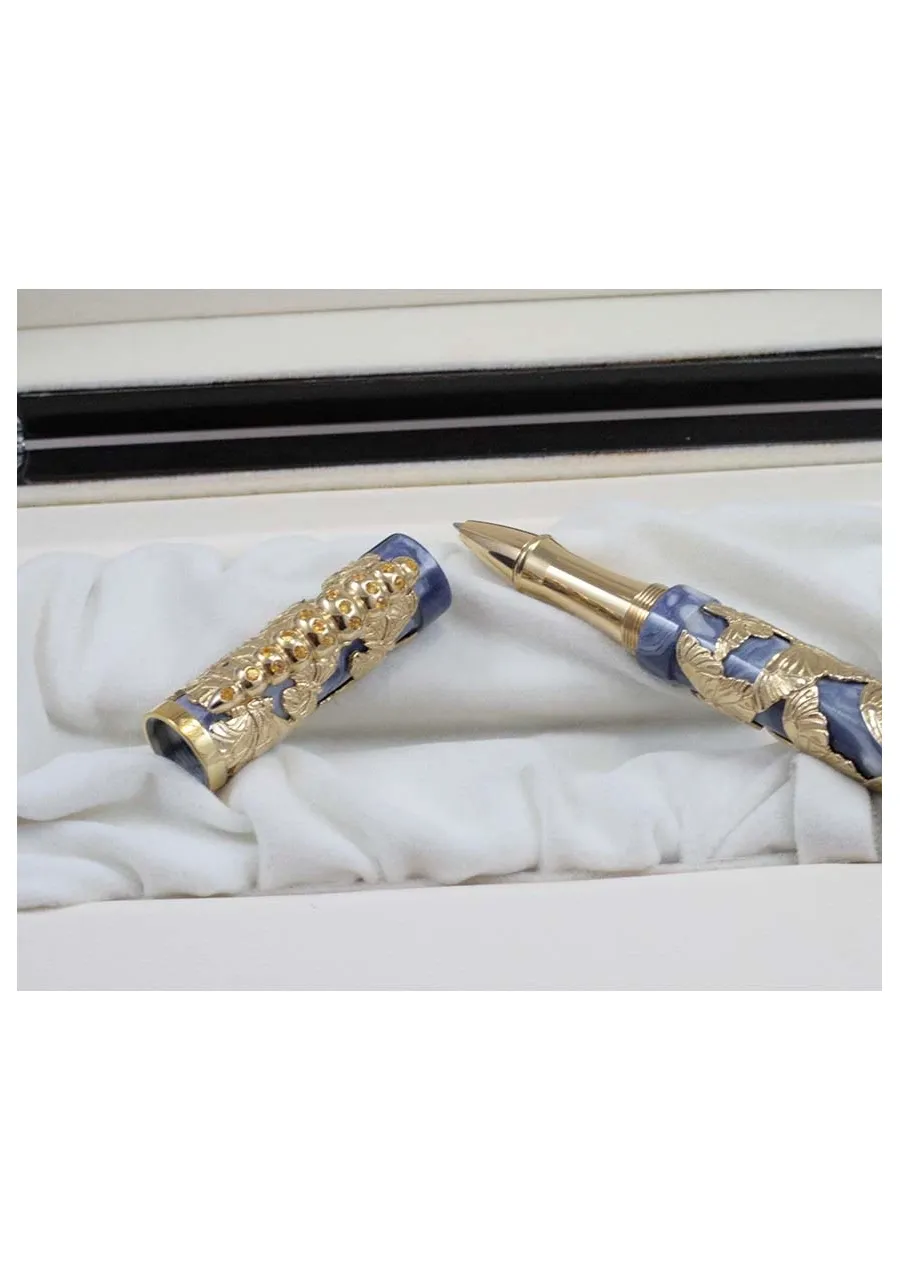 obrazek 4 Gustowne pióro kulkowe Morpho Blue Yellow Sapphires Urso Edycja Limitowana