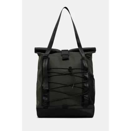 Zdjęcie Rains torba Trail Rolltop Tote Bag W3 kolor zielony 13390
