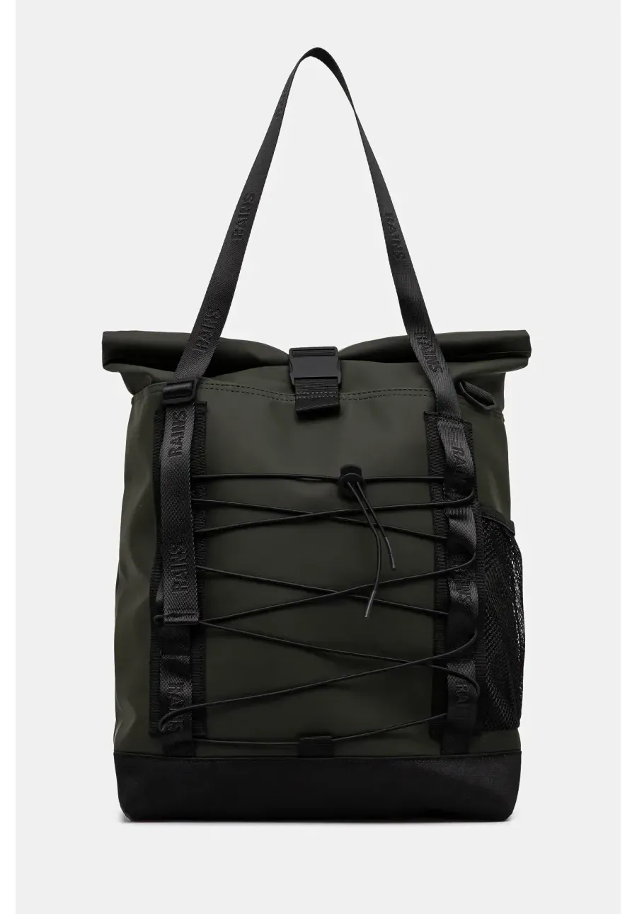 obrazek 1 Rains torba Trail Rolltop Tote Bag W3 kolor zielony 13390