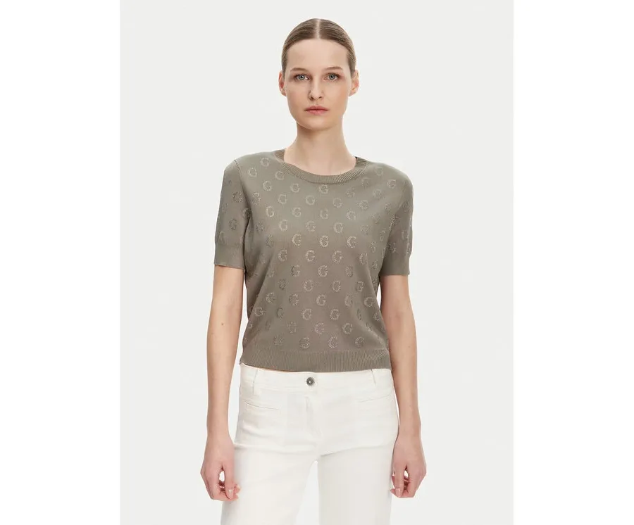 obrazek 1 Guess Sweter W5GR05 Z3D60 Brązowy Regular Fit