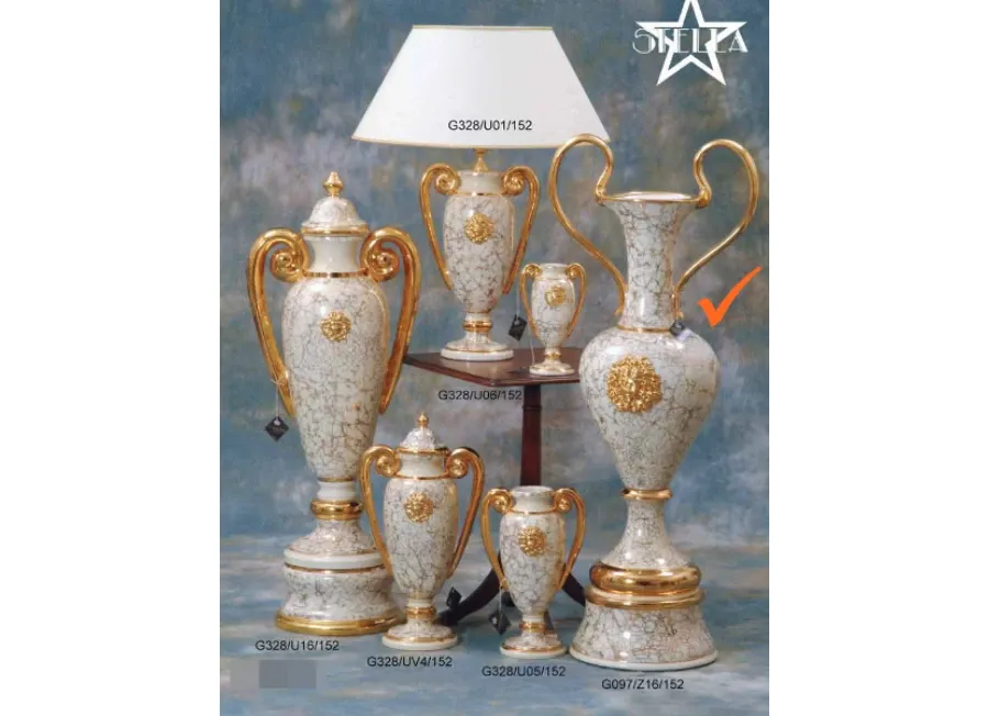 obrazek 1 Urokliwy duży ceramiczny wazon do salonu