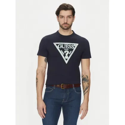 Zdjęcie Guess T-Shirt M5GI06I3Z14 Granatowy Classic Fit