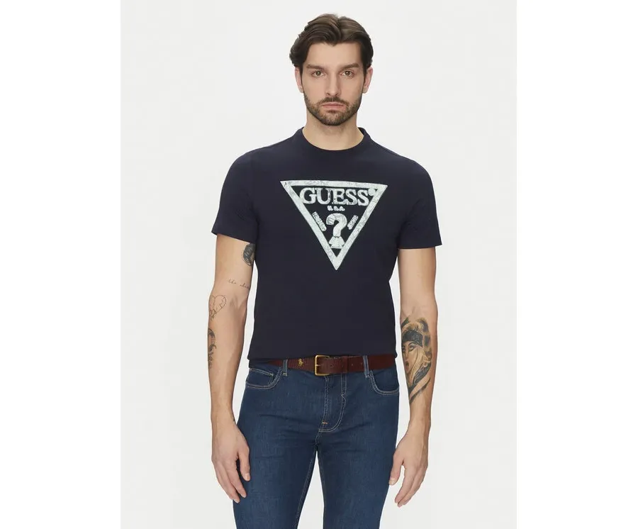 obrazek 1 Guess T-Shirt M5GI06I3Z14 Granatowy Classic Fit