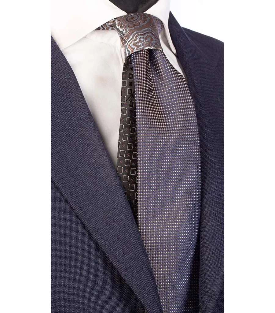obrazek 1 Elegancki krawat, kontrastowy w mikro gorszki
