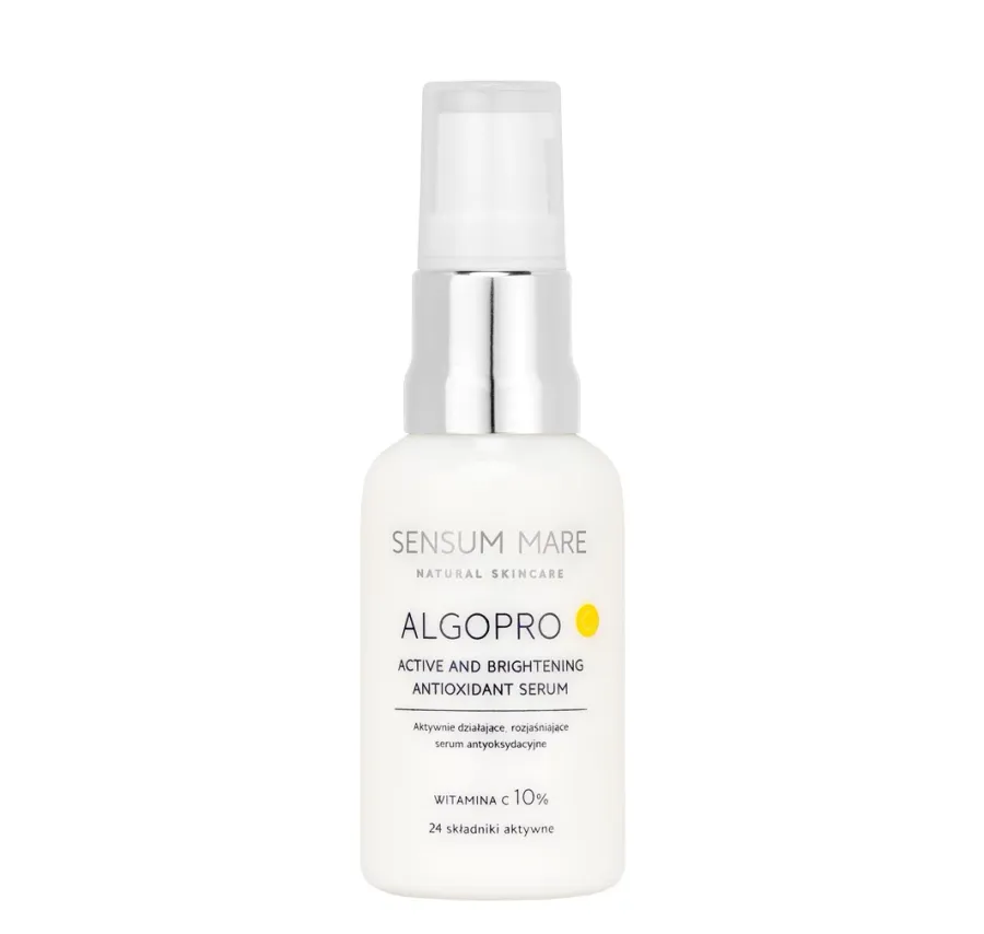 obrazek 1 Sensum Mare Algopro C Aktywnie Działające, Rozjaśniające serum Antyoksydacyjne z Witaminą C 10% 30 ml