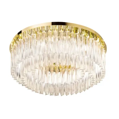Zdjęcie Stylowa lampa sufitowa z przezroczystymi trójścianami ze szkła Murano - Il Paralume Marina