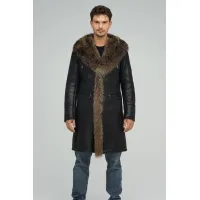 Zdjęcie Zimowy płaszcz dla mężczyzn o stylowym i eleganckim wyglądzie