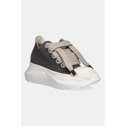 Zdjęcie Rick Owens DRKSHDW tenisówki Jumbo Laces Abstract Low Sneak kolor szary DS01E3845.SCFW2