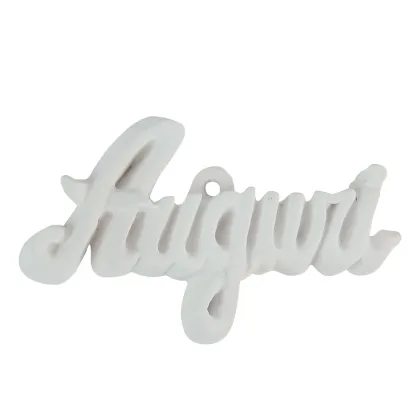 Picture Pendant with the inscription Auguri - Virginia Casa