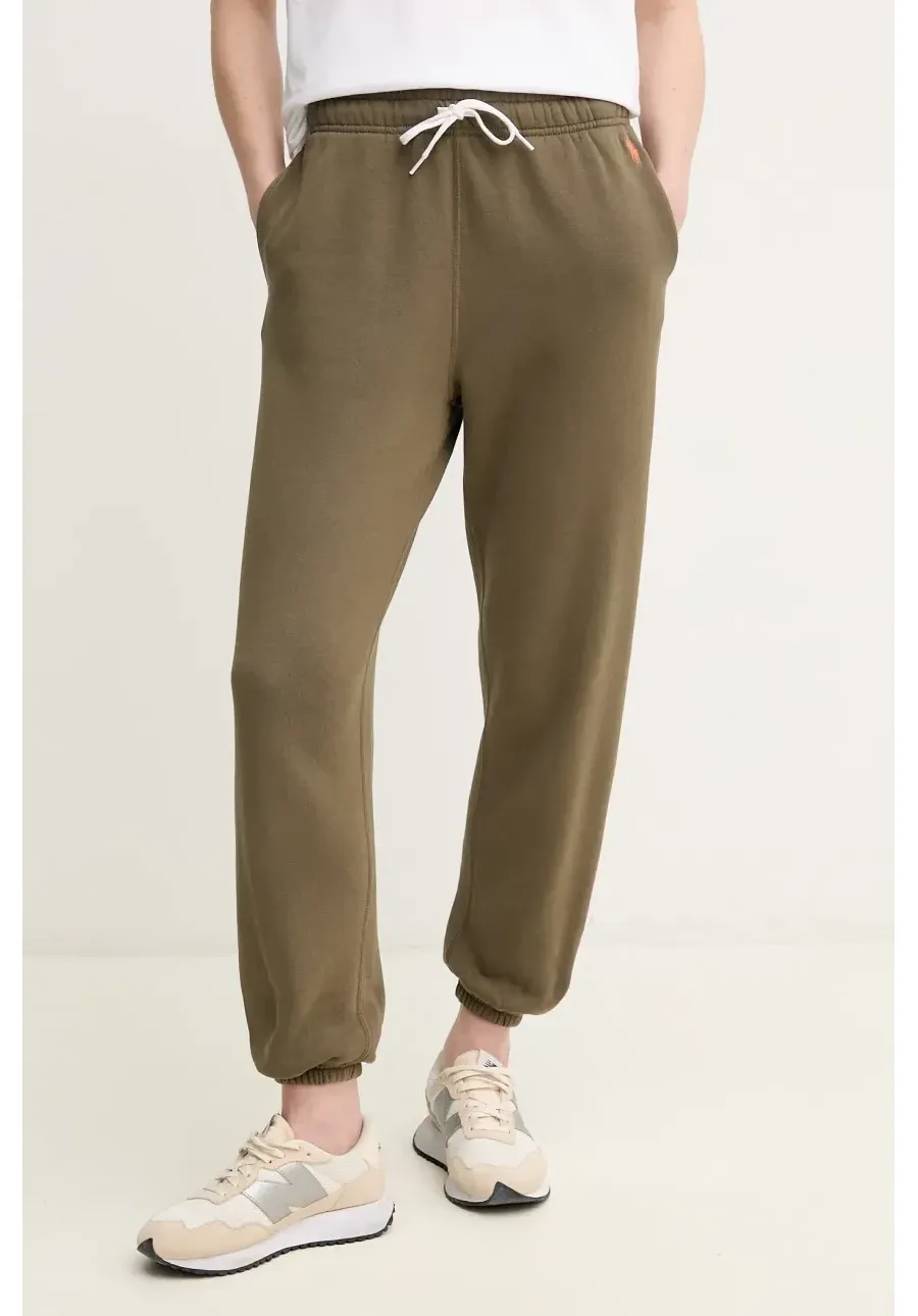 obrazek 1 Polo Ralph Lauren spodnie dresowe kolor zielony gładkie 211943009