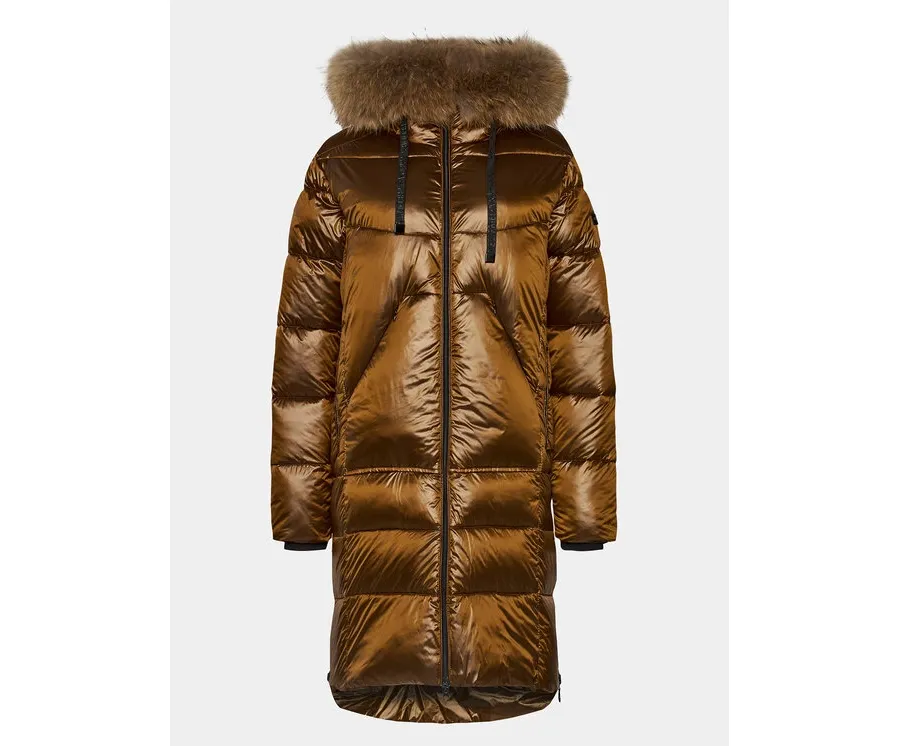 obrazek 1 Frieda & Freddies Kurtka puchowa 1847C Brązowy Regular Fit