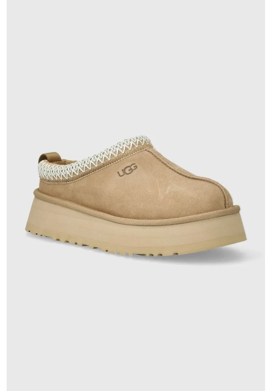 obrazek 1 UGG kapcie zamszowe Tazz kolor beżowy 1122553