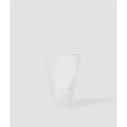 Zdjęcie 30x60x90 cm CT - Donica betonowa w kształcie stożka (biały)