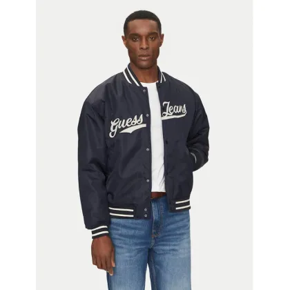 Zdjęcie Guess Jeans Kurtka bomber M5RL54 WHAA2 Granatowy Regular Fit