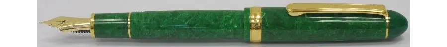 picture 1 Platinum Celluloid Jade Fountain Pen