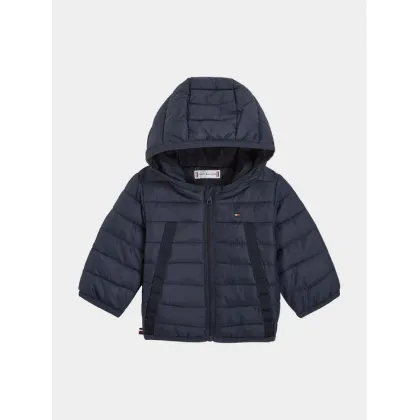 Zdjęcie Tommy Hilfiger Kurtka przejściowa Monotype Tape KN0KN01722 Granatowy Regular Fit