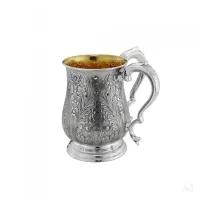 Picture Prestigious netilat yadayim mug with two handles - Zaramella Argenti