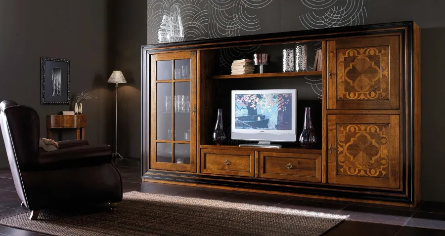 picture 1 An Italian classic bookcase for a unique living room - Cantiero
