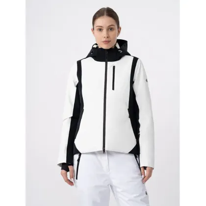 Zdjęcie 4F Kurtka narciarska 4FAW23TTJAF336 Biały Slim Fit