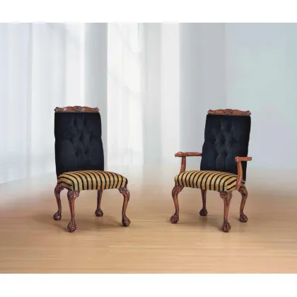 Zdjęcie Antyczny elegancki fotel do salonu - Morello Gianpaolo