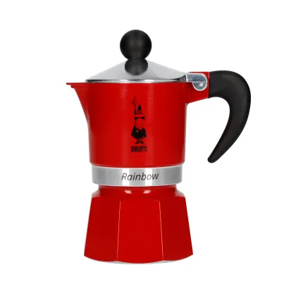 Zdjęcie Bialetti kawiarka Rainbow 1tz czerwona BIALETTI