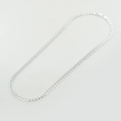 Zdjęcie Srebrny łańcuszek dla mężczyzn - 50 cm