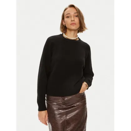 Zdjęcie Weekend Max Mara Sweter Gabbia 24253661 Czarny Relaxed Fit