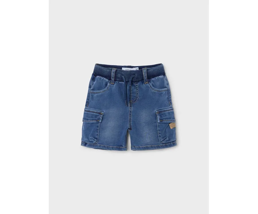obrazek 1 NAME IT Szorty jeansowe Nmmben 13212547 Niebieski Baggy Fit