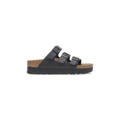 Zdjęcie Birkenstock klapki Florida III Flex Platform BF damskie kolor czarny na platformie 1029737