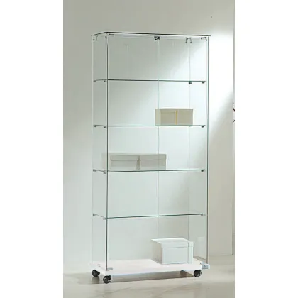 Picture Stylish high shop window on wheels