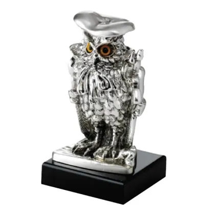 Zdjęcie Figurka na prezent dla nauczyciela - sowa z kapeluszem