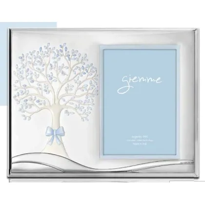 Picture Exclusive silver photo frame 9x13 cm with a tree motif