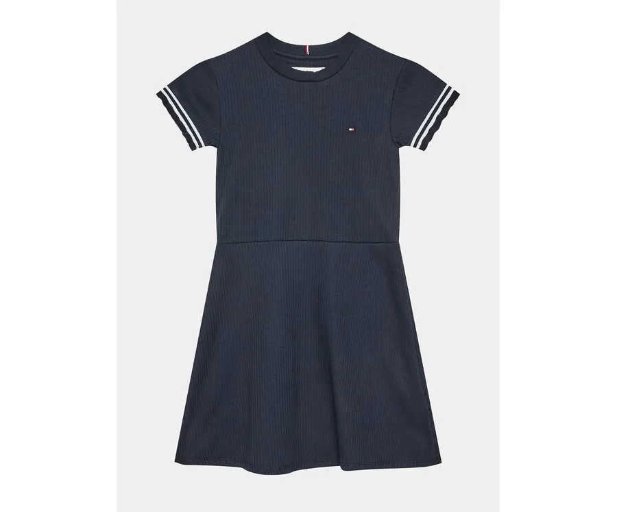 obrazek 1 Tommy Hilfiger Sukienka codzienna KG0KG07784 D Granatowy Regular Fit