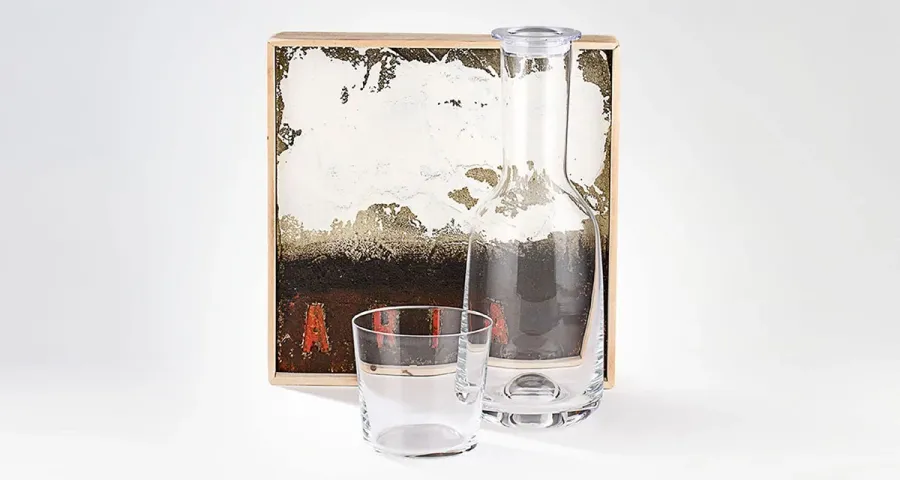 picture 2 Stylish brown Acquacheta water bottle with a cap - IVV