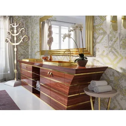 Zdjęcie Wyrafinowany klasyczny komplet mebli do łazienki - Brummel