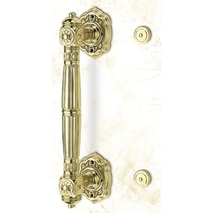 Zdjęcie Zdobiony uchwyt do drzwi na różyczkach – Il Paralume Marina