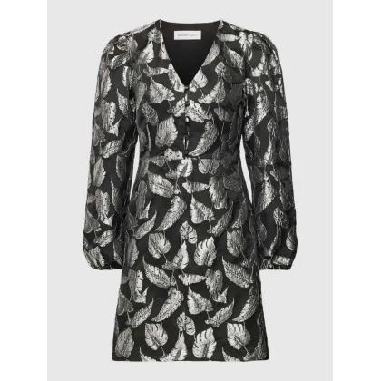 Zdjęcie Sukienka mini ze wzorem na całej powierzchni model ‘PAULA’